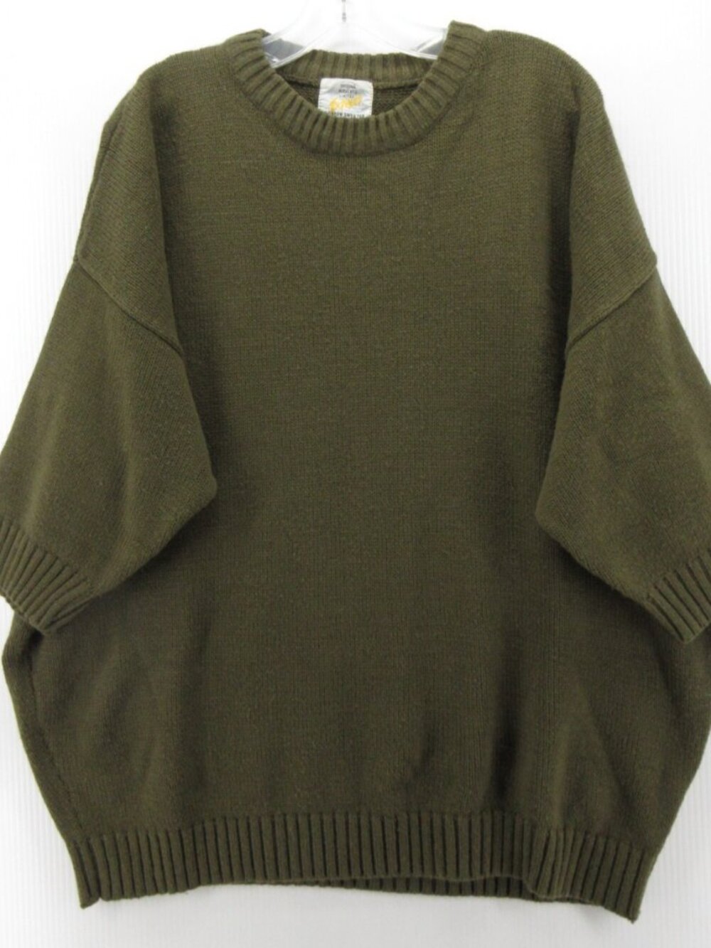 VGT Express Sweater XL Olive 80s 90s Pullover Boxy Oversized Knit